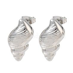 Boucles d'oreilles en laiton pour femmes&nbsp;EJEW-A167-02E-P