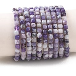 Natürliche Lavendel-Amethyst-Perlenstränge&nbsp;G-K376-D05-4x4mm