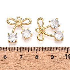 Ottone micro spianare pendenti zirconi&nbsp;KK-N261-88G