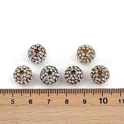 Harz Strass Perlen&nbsp;RB-A025-10mm-A37