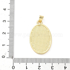 Pendentifs d'émail en laiton &nbsp;KK-B141-49G-02