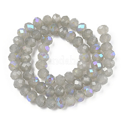 Chapelets de perles en verre électroplaqué&nbsp;X-EGLA-A034-J8mm-L09