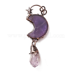 Natürlichen Amethyst große Anhänger&nbsp;G-M383-25B
