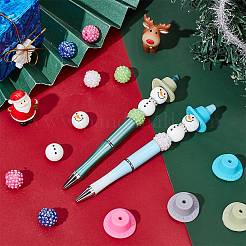 Kit fai da te per realizzare penne natalizie con perline&nbsp;DIY-SC0025-99