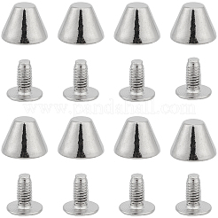 30 Stück Kegelnieten aus Legierung&nbsp;FIND-GF0008-58P