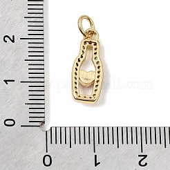 Latón micro pavimenta los colgantes coloridos de la circona cúbica&nbsp;KK-CBA960E-03A-G