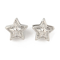 Pendientes de aro de latón para las mujeres&nbsp;LS-EJEW-U041-08P