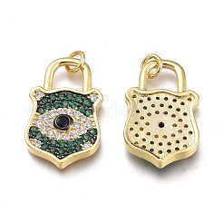 Ottone micro spianare pendenti zirconi&nbsp;ZIRC-I046-03