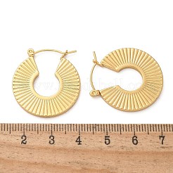 Pendientes de aro de acero inoxidable 304 para mujer&nbsp;EJEW-L296-046G