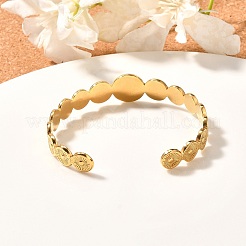 Braccialetti con polsino solare in acciaio inossidabile 304&nbsp;LS-BJEW-F457-25G