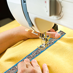 Rubans de polyester de broderie de style ethnique&nbsp;OCOR-WH0080-21A