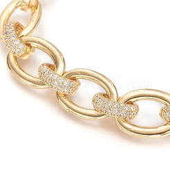 Messing ketten ketten armbänder&nbsp;BJEW-I286-04G
