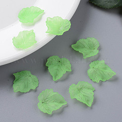Colgantes acrílicos esmerilados transparentes con tema de otoño&nbsp;X-PAF002Y-28
