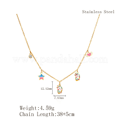 Collar con colgante de unicornio&nbsp;UE0403-2