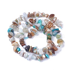 Brins de perles d'opale bleu naturel&nbsp;G-I225-13A
