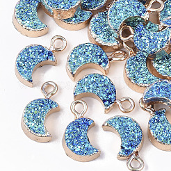 Ciondoli di resina druzy&nbsp;RESI-S383-007-B01