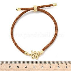 Bracelets réglables en nylon&nbsp;X-BJEW-C096-01G-23