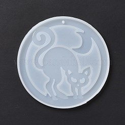 Moules en silicone pendentif chat diy&nbsp;DIY-E049-05