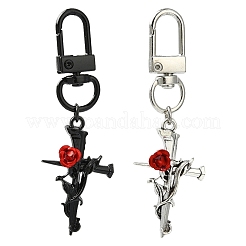 Pendentifs en alliage de croix décoratifs&nbsp;HJEW-YW00061-03