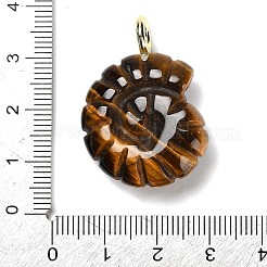Natürlichen Tigerauge Anhänger&nbsp;G-A287-01G-04