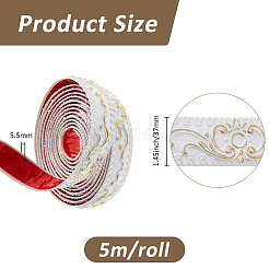 PVC selbstklebende flexible Formleiste&nbsp;AJEW-WH0348-636B