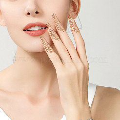 10 pièce de couvre-ongles en fer creux&nbsp;MRMJ-GL0001-20G