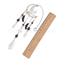 Halloween-Sonnenfänger aus Messing: Mond&nbsp;HJEW-TA00506