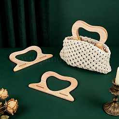 Poignées de sac en bois&nbsp;FIND-WH0139-905