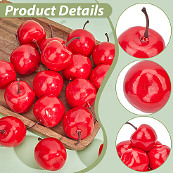 20 Stück Mini-Schaumstoff-Apfel-Imitation&nbsp;DJEW-SP0001-32