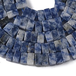Natürliche blaue Fleck Jaspis Perlen Stränge&nbsp;G-A280-C06-01