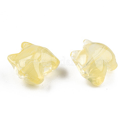 Perle di vetro verniciate a spruzzo trasparente&nbsp;LS-GLAA-N035-034-C05