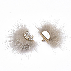 Decorazioni pendenti con nappine in pelliccia di visone sintetico&nbsp;FIND-T040-13