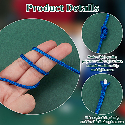 Cordons tressés en nylon de 50 m&nbsp;NWIR-WH0024-01E