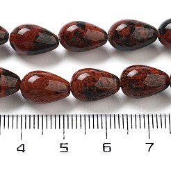 Natur Mahagoni Obsidian Perlen Stränge&nbsp;G-B106-A17-02