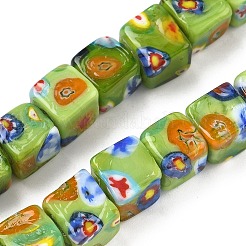 Handgemachte Glasperlen Millefiori&nbsp;LAMP-G170-04