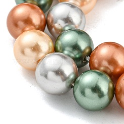 Perles de perles de coquille galvanoplastie&nbsp;SHEL-F008-03B-02
