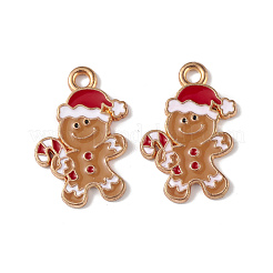 Weihnachten Legierung Emaille Anhänger&nbsp;ENAM-M056-09KCG