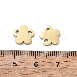 Lasergeschnittene Blumen-Verbindungsanhänger aus Edelstahl 304&nbsp;STAS-M111-12G-01