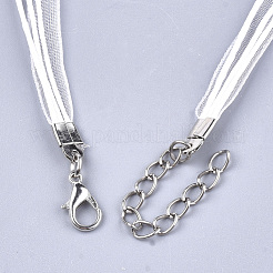 Fabrication de colliers avec cordon en cire et organza&nbsp;NCOR-T002-101