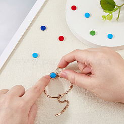 1 ensemble de bracelets à maillons ovales en acier inoxydable de 1 couleurs&nbsp;BJEW-HS0001-10