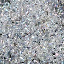 Transparente Farben aus Glas-Saatperlen&nbsp;SEED-S042-14A-01