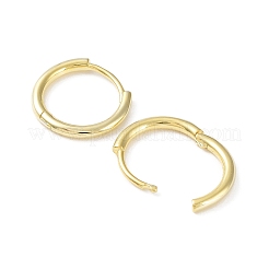 925 plata esterlina pendientes de aro huggie&nbsp;X-EJEW-K258-19C-G