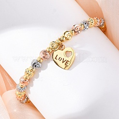 Messing-Schieberarmbänder&nbsp;BJEW-C090-02G-E