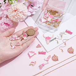 DIY-Sets zum Herstellen von Ohrringen/Halsketten&nbsp;DIY-ME0001-86