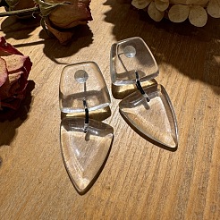 Pendientes colgantes de resina&nbsp;WGC107C-01