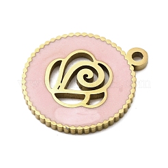 Pendentifs en acier inoxydable 304 émaillés&nbsp;STAS-I336-10G
