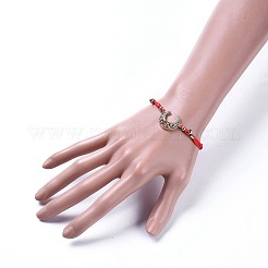 Justierbare Nylonschnurarmbänder&nbsp;BJEW-JB04430-01