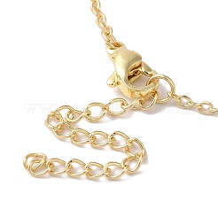 Collane con pendente bowknot a catena portacavi in ottone con micro pavé di zirconi trasparenti per donna&nbsp;NJEW-C054-02B-G