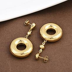 Boucles d'oreilles pendantes en acier inoxydable 304&nbsp;EJEW-P325-04C-G