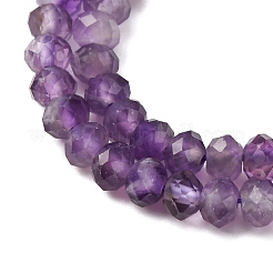 Abalorios de amatista natural hebras&nbsp;G-RM2025-D07-E